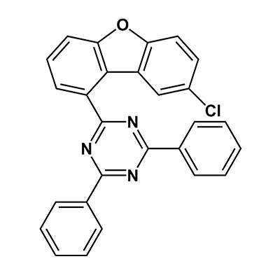 2-(8-chloro-1-dibenzofuranyl)-4,6-diphenyl-1,3,5-triazine