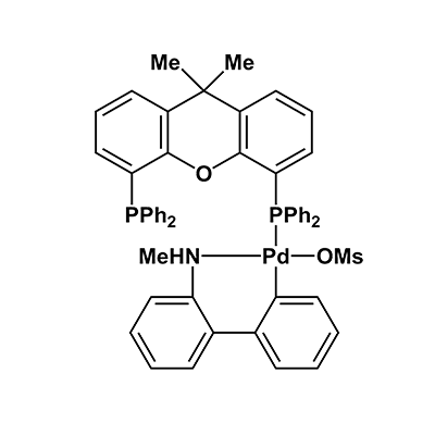 Methanesulfonato[4,5-Bis(diphenylphosphino)-9,9-dimethylxanthene](2′-methylamino-1,1′-biphenyl-2-yl)palladium(II)(Xantphos Pd G4)