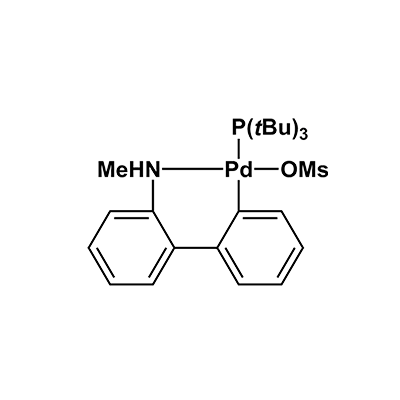 Methanesulfonato(tri-t-butylphosphino)(2′-methylamino-1,1′-biphenyl-2-yl)palladium(II)(P(t-Bu)3 Pd G4)