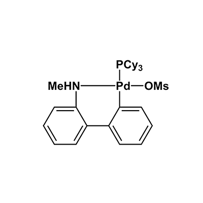 Methanesulfonato(tricyclohexylphosphino)(2′-methylamino-1,1′-biphenyl-2-yl)palladium(II)(PCy3 Pd G4)